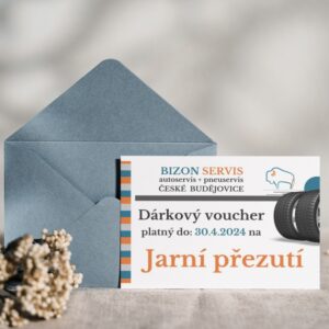 Dárkov﻿ý voucher - Jarní přezutí v Bizon autoservisu