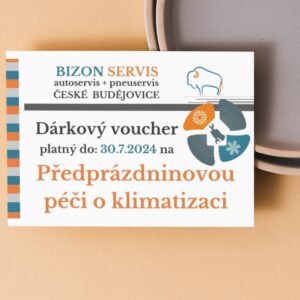 Dárkov﻿ý voucher - Předprázdninová péče o klimatizaci v Bizon autoservisu