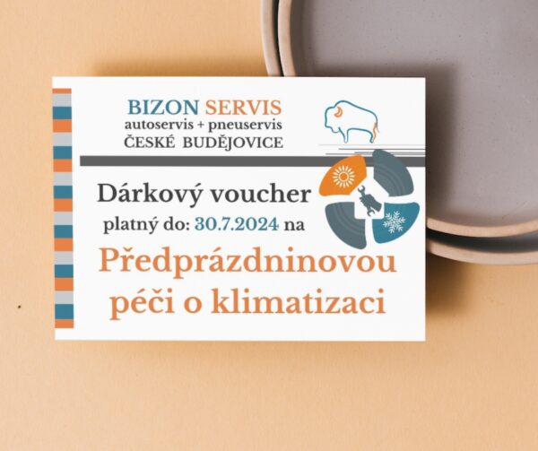 Dárkov﻿ý voucher - Předprázdninová péče o klimatizaci v Bizon autoservisu