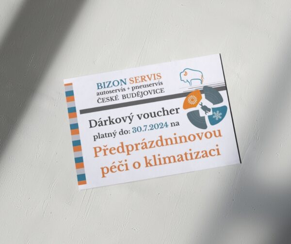 Dárkov﻿ý voucher - Předprázdninová péče o klimatizaci v Bizon autoservisu - Image 2